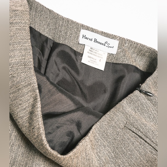 Harve Benard Sport Wool Maxi Skirt with pockets Size 4 - Picture 5 of 6